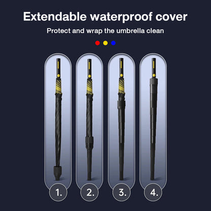 27-Inch UV Blocking Umbrella with Waterproof Cover