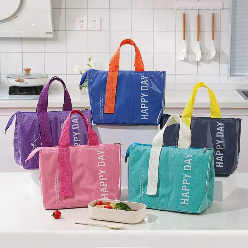 HAPPY DAY Insulated Lunch Bag