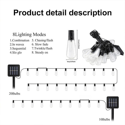 LED Bulb Solar String Light