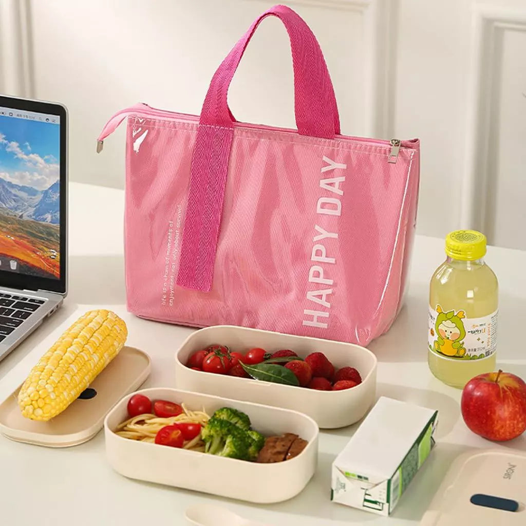 HAPPY DAY Insulated Lunch Bag