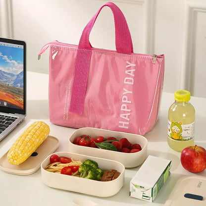 HAPPY DAY Insulated Lunch Bag