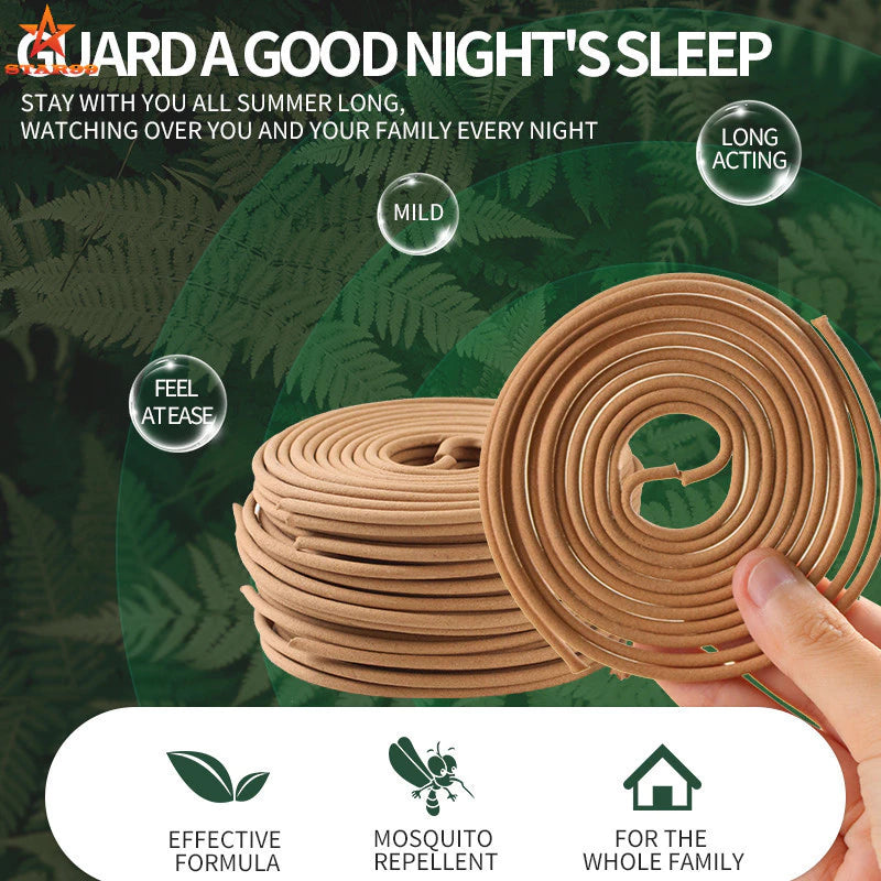 Plant-type Mosquito Coils – Effective 24H Protection
