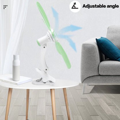 Curved 6 Blades Clip Fan