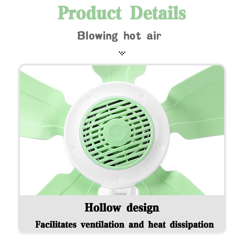 Curved 6 Blades Clip Fan
