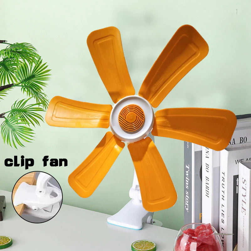 Curved 6 Blades Clip Fan