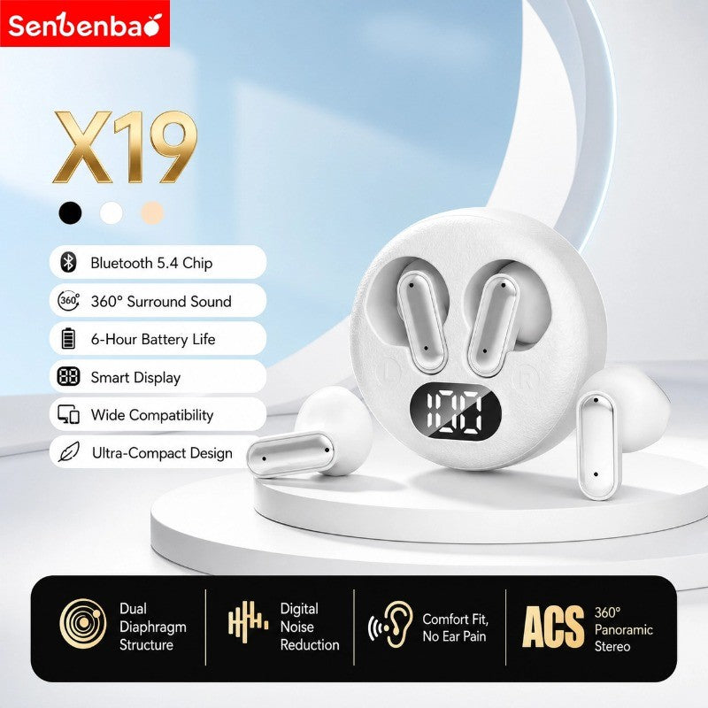 X19 Short-Stem Wireless Earbuds