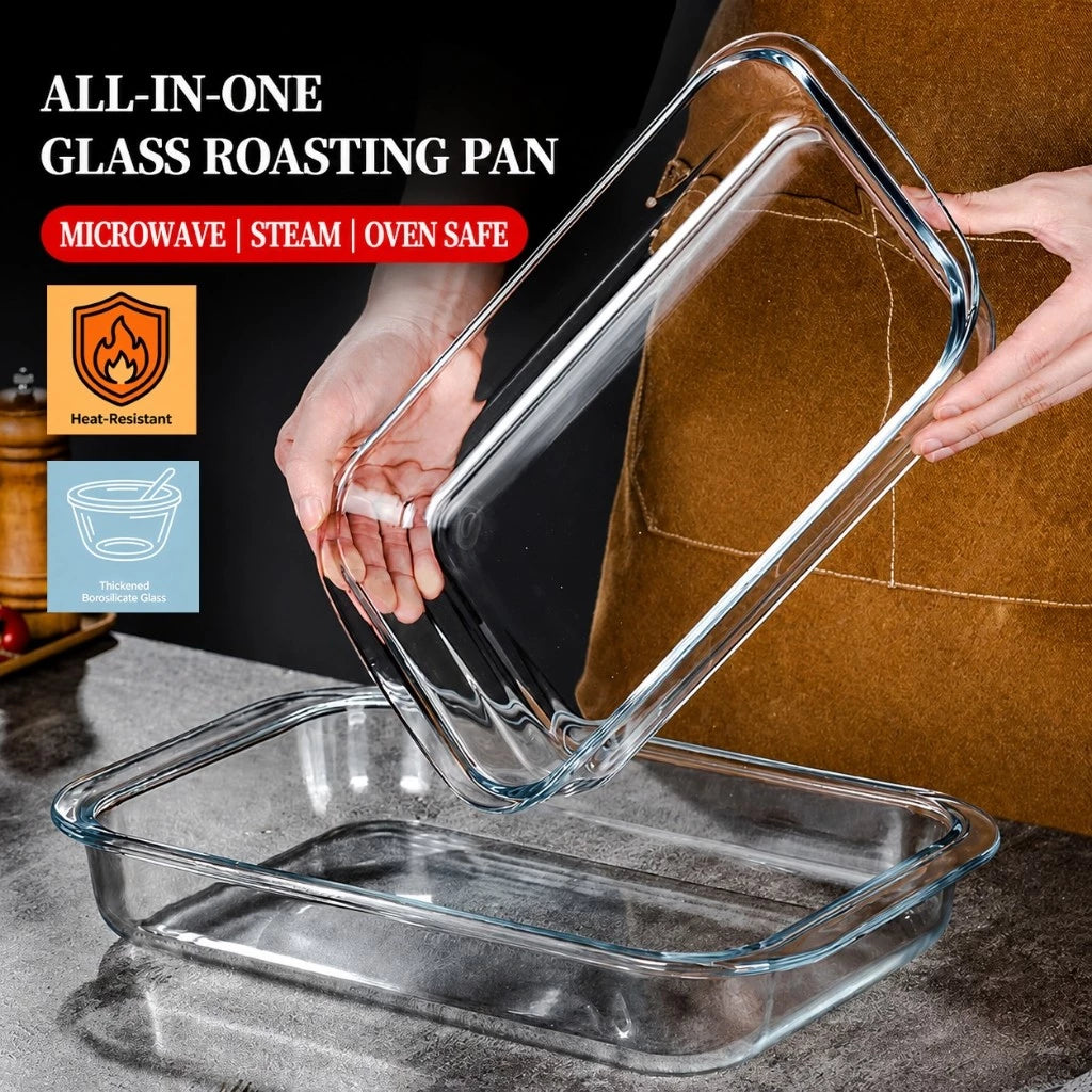 High Borosilicate Glass Baking Pan