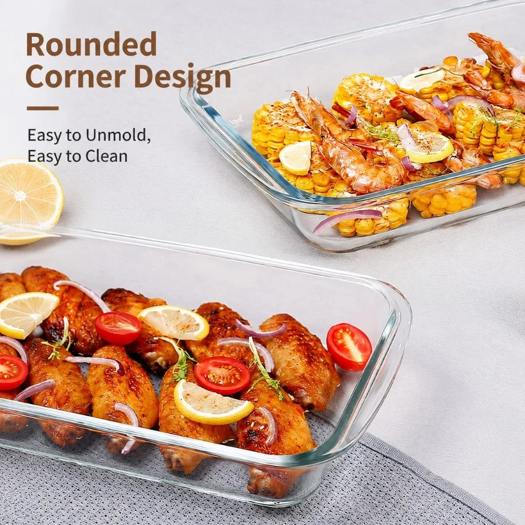 High Borosilicate Glass Baking Pan