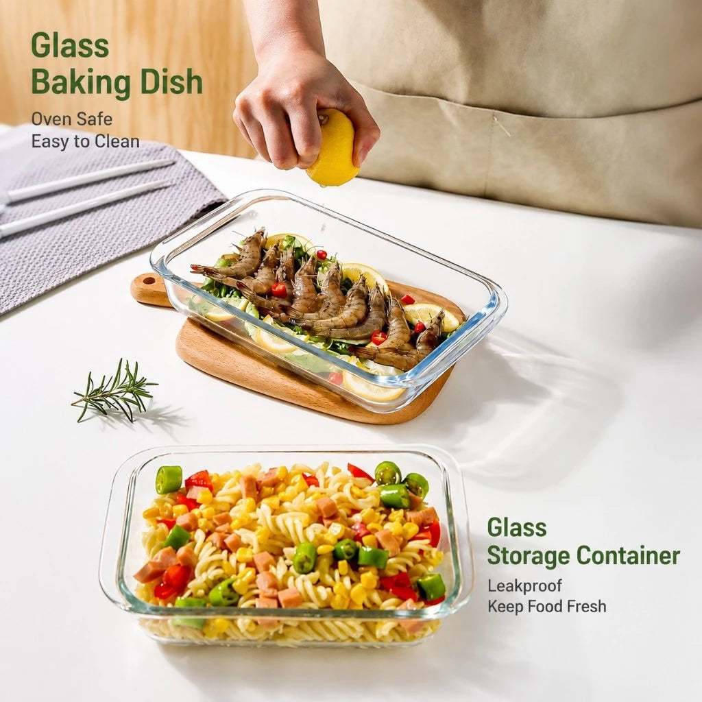 High Borosilicate Glass Baking Pan