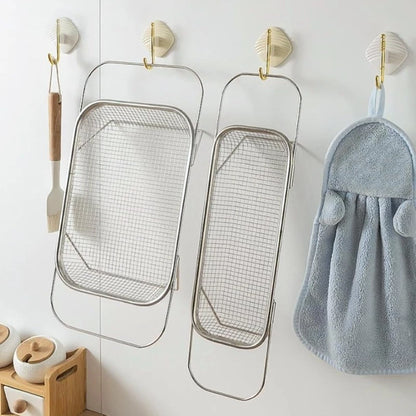 Stainless Steel Retractable Draining Basket