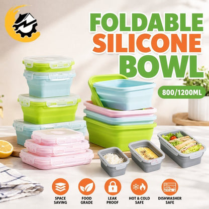 Collapsible Silicone Food Storage Container
