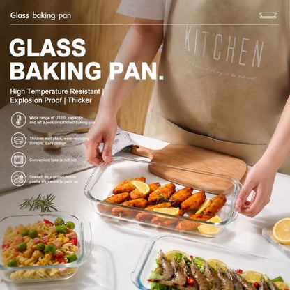 High Borosilicate Glass Baking Pan