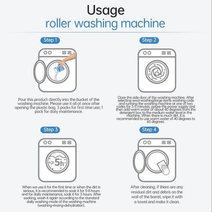 Universal Washing Machine Cleaner Deodorizer Powder