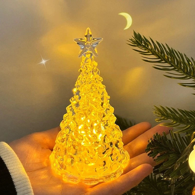 Crystal Christmas Tree Night Light