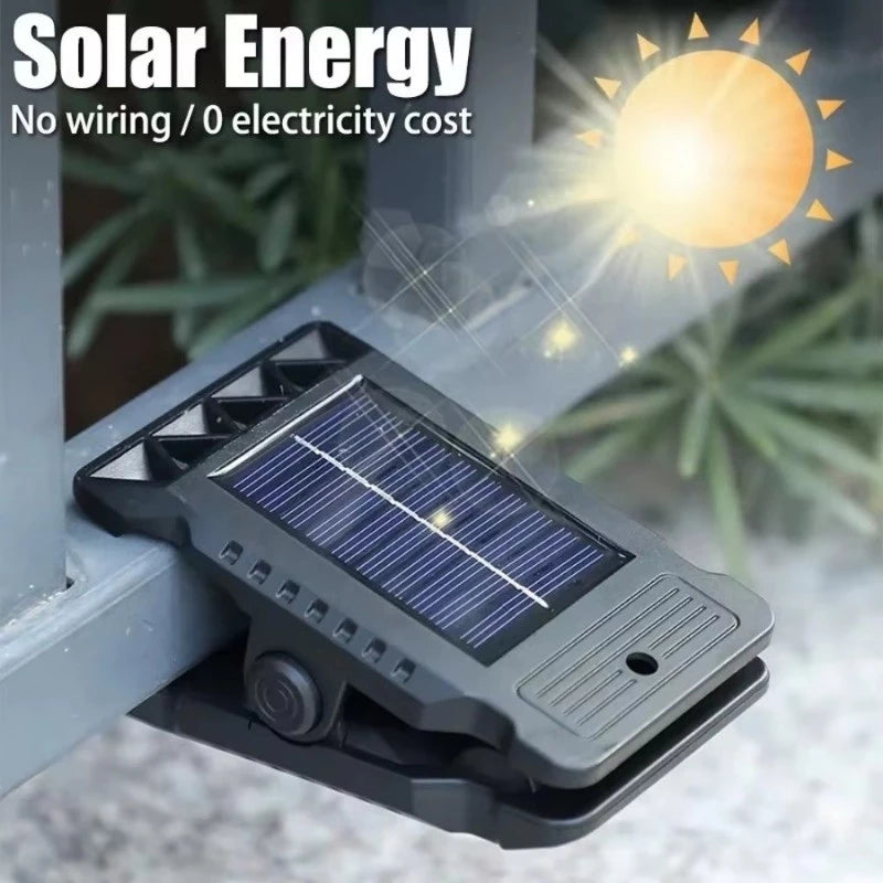 Mini Solar Motion Sensor Clip Light