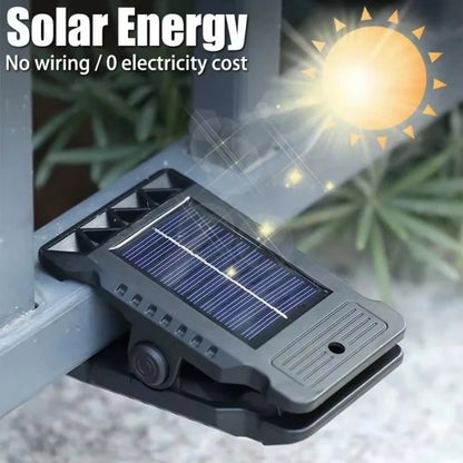 Mini Solar Motion Sensor Clip Light