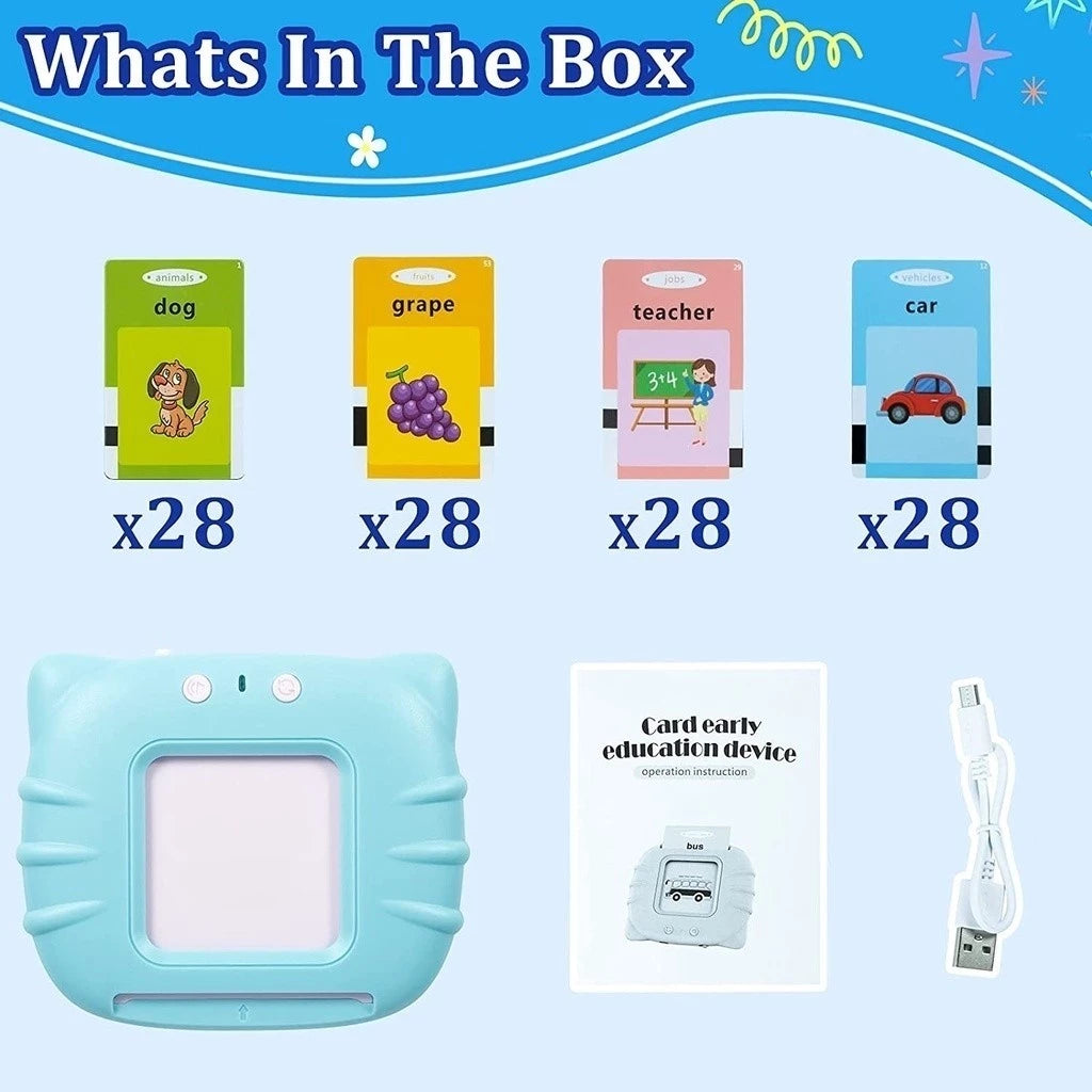 Smart English Flash Card Reader Machine for Kids