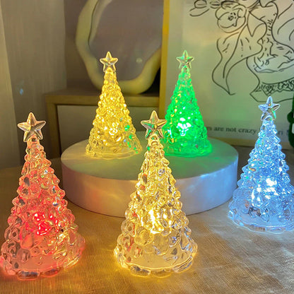 Crystal Christmas Tree Night Light