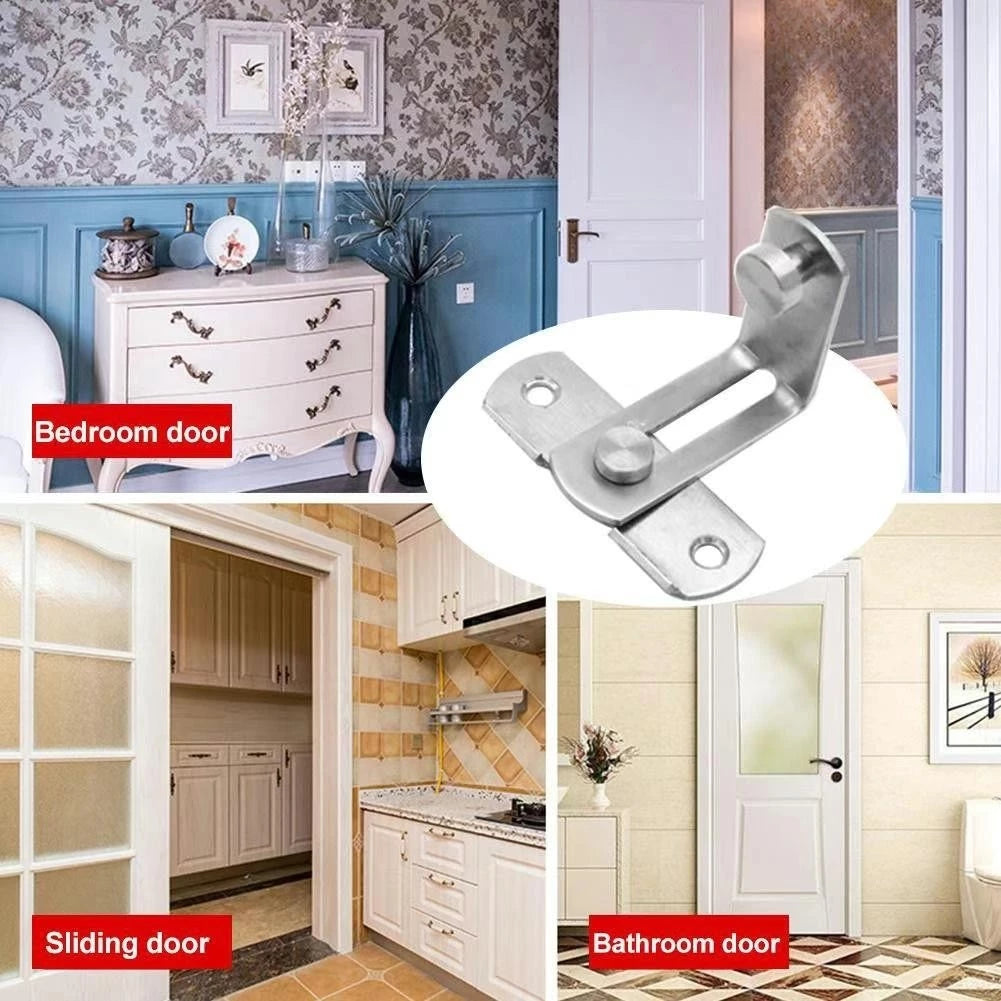 90-Degree Stainless Steel Door Latch
