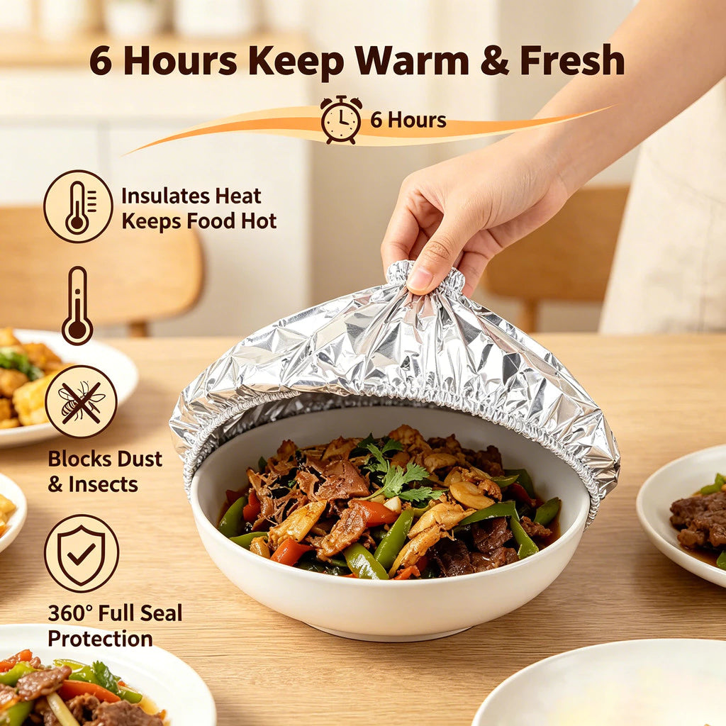 Reusable Aluminum Foil Food Cover