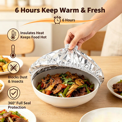 Reusable Aluminum Foil Food Cover