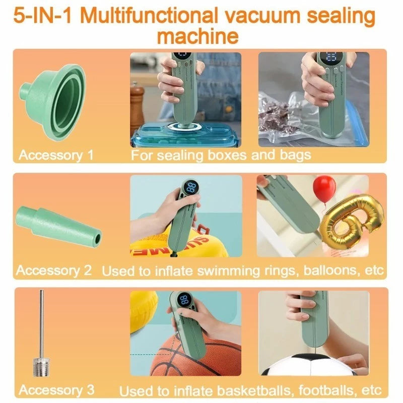 Cordless Food Automatic Vacuum Sealing Machine