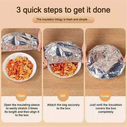 Reusable Aluminum Foil Food Cover