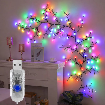 Flexible LED Willow Vine Lights with Remote