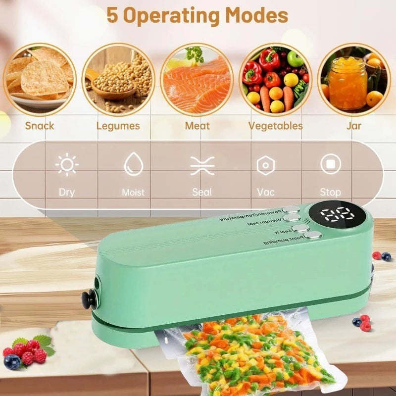 Cordless Food Automatic Vacuum Sealing Machine