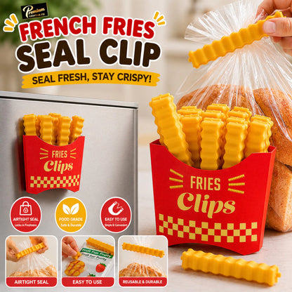 12 Pcs Set Magnetic French Fries Sealing Clip
