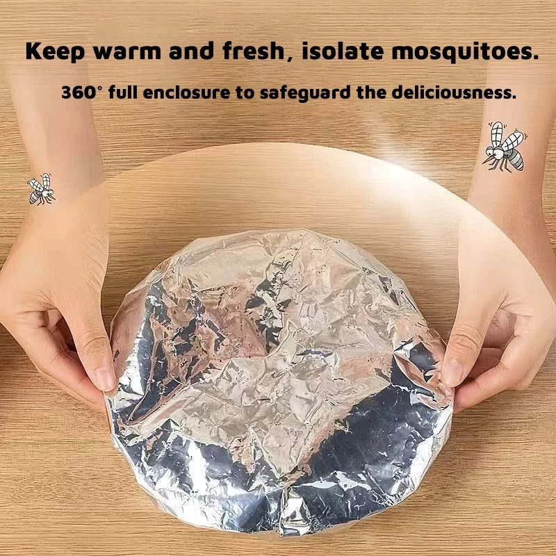 Reusable Aluminum Foil Food Cover