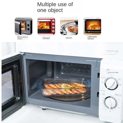 High Borosilicate Glass Baking Pan