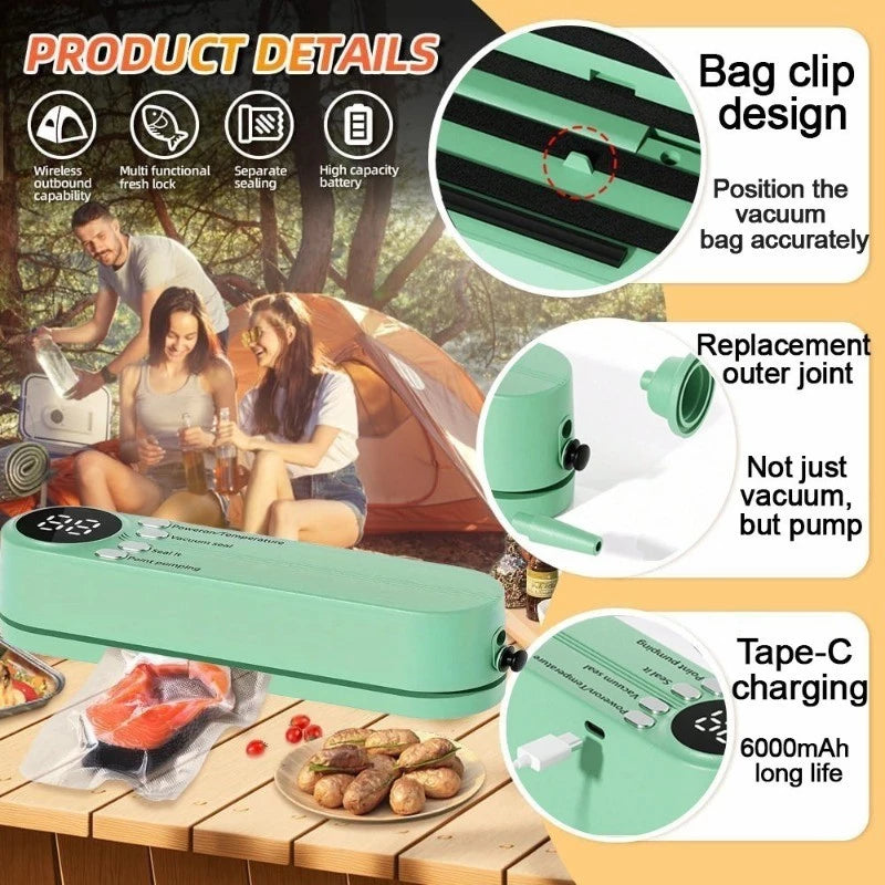 Cordless Food Automatic Vacuum Sealing Machine