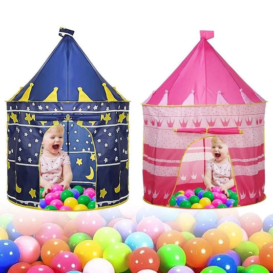 Kids Portable Folding Castle Tent