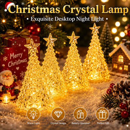 Crystal Christmas Tree Night Light