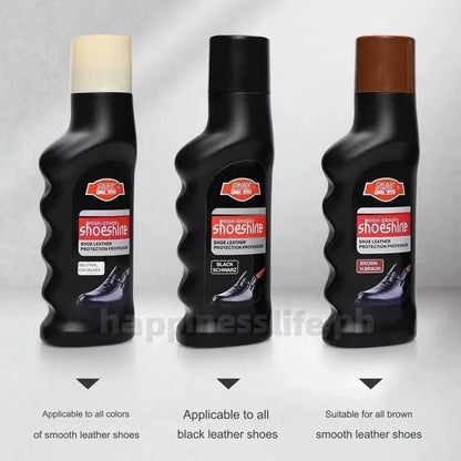 Premium Liquid Shoe Polish Wax with Built-in Sponge-head Applicator