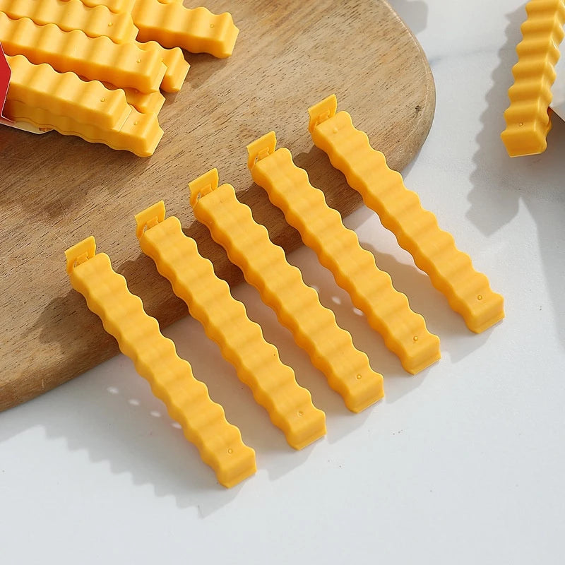 12 Pcs Set Magnetic French Fries Sealing Clip