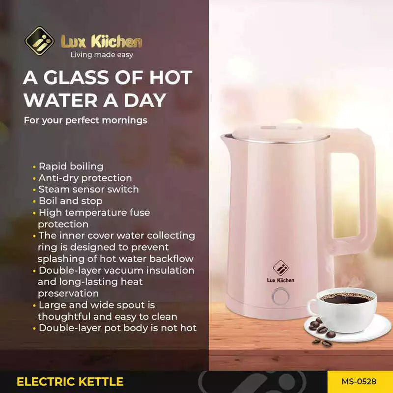 Lux Kiichen Electric Kettle 2.3L