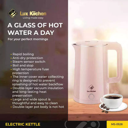 Lux Kiichen Electric Kettle 2.3L