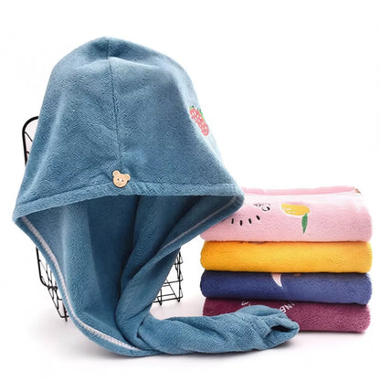 Microfiber Hair Drying Towel Cap