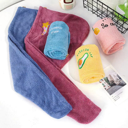 Microfiber Hair Drying Towel Cap