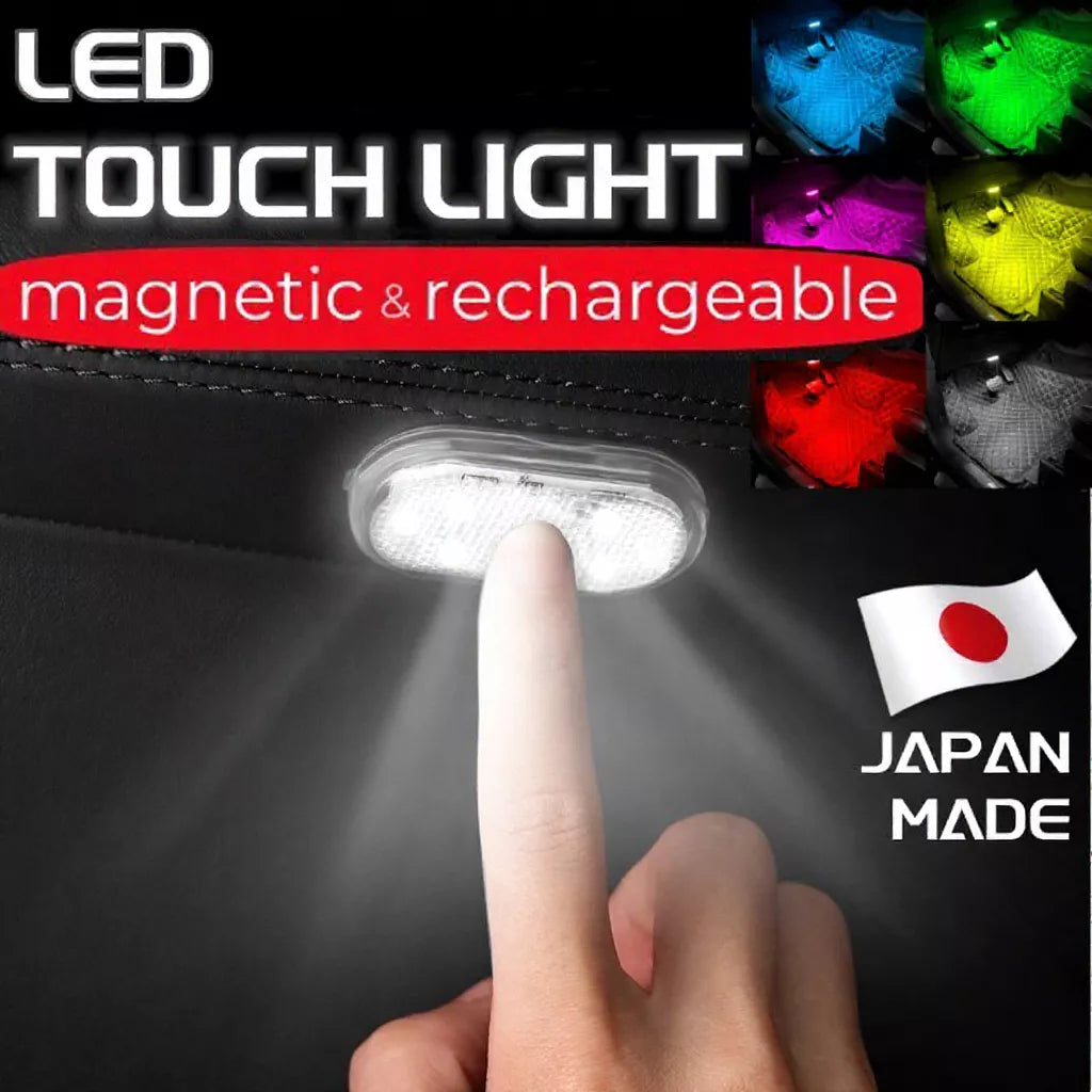 USB Rechargeable Magnetic Car LED Touch Light