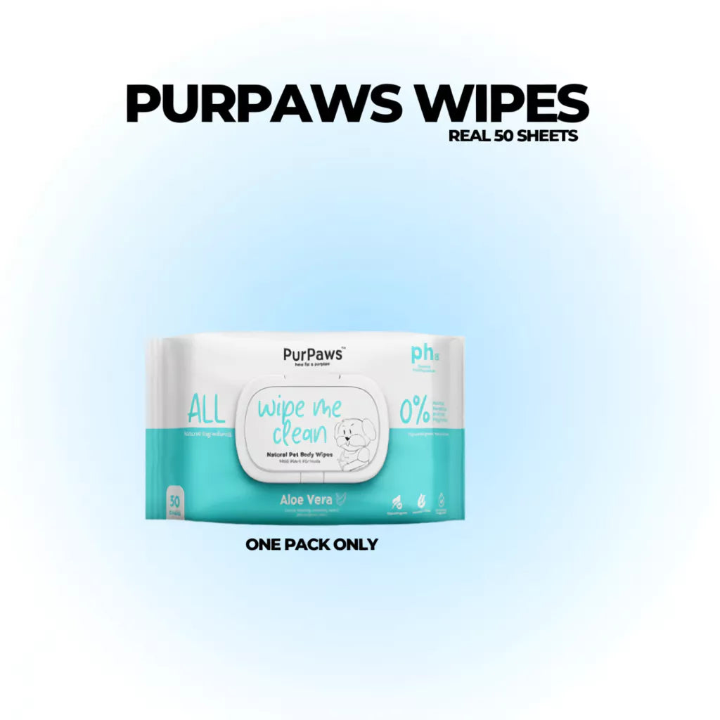 PurPaws Hypoallergenic Pet Wipes