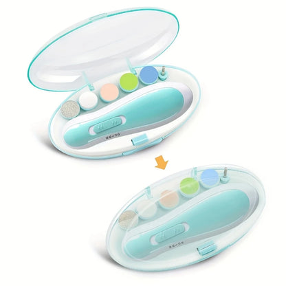 Electric Baby Nail Trimmer with LED Light