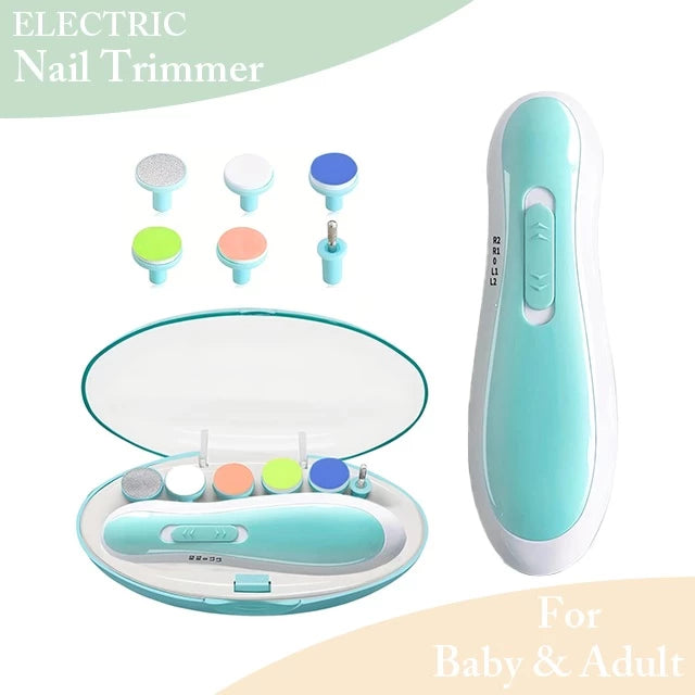 Electric Baby Nail Trimmer with LED Light