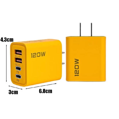 ⚡ 120W / 150W Fast Charging Adapter - 4 Ports & 6 Ports