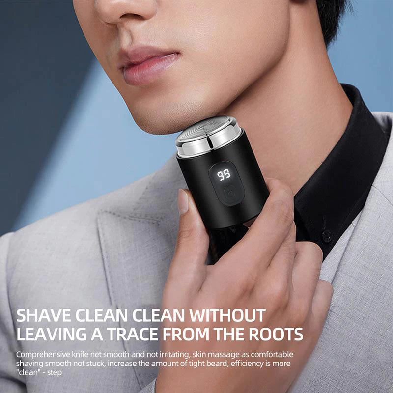 LCD Display Portable MINI Electric Shaver for Men
