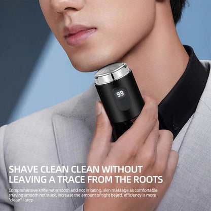 LCD Display Portable MINI Electric Shaver for Men