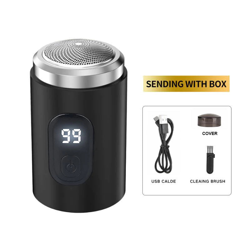 LCD Display Portable MINI Electric Shaver for Men