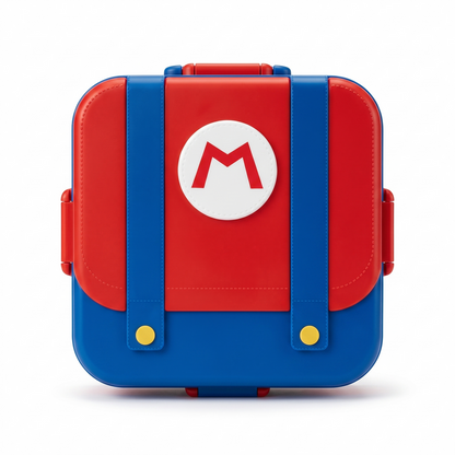Super Mario and Luigi Character-Themed Bento Lunch Box